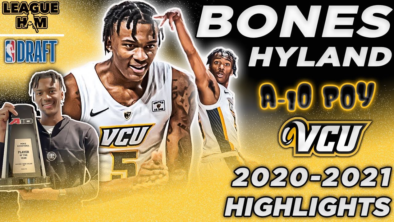 Nah'Shon Bones Hyland Full 2020-21 Sophomore SZN Highlights w/ VCU | A-10 POY | NBA Draft 2021