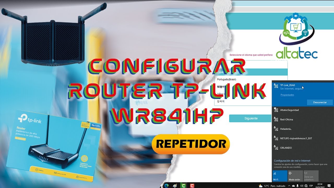 Como CONFIGURAR Router Tp-Link WR841HP en Modo REPETIDOR (Paso a Paso)