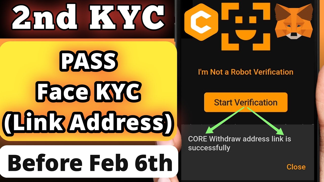 How to PASS 2nd Facial KYC - CORE Withdrawal - Satoshi Plus