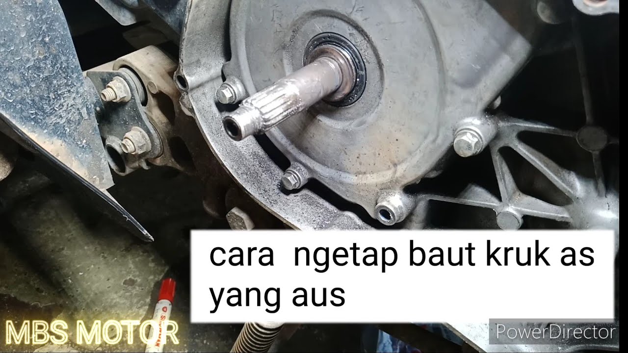 cara mengatasi kruk as mio j yg aus/doll tanpa ganti kruk as nya
