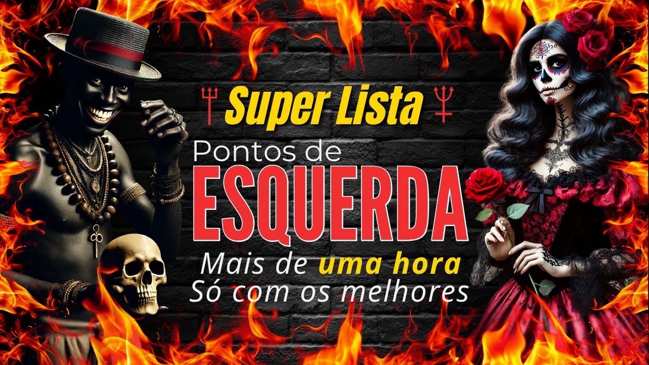 Super lista de pontos de ESQUERDA com letra - Mais de UMA HORA só com os MELHORES