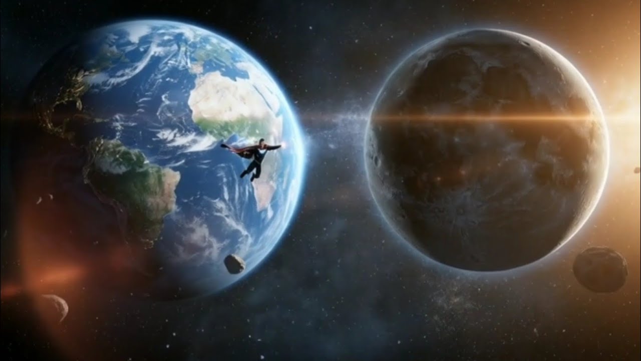 Demon robot ufo drone  bad soldiers moon monster vs hero 