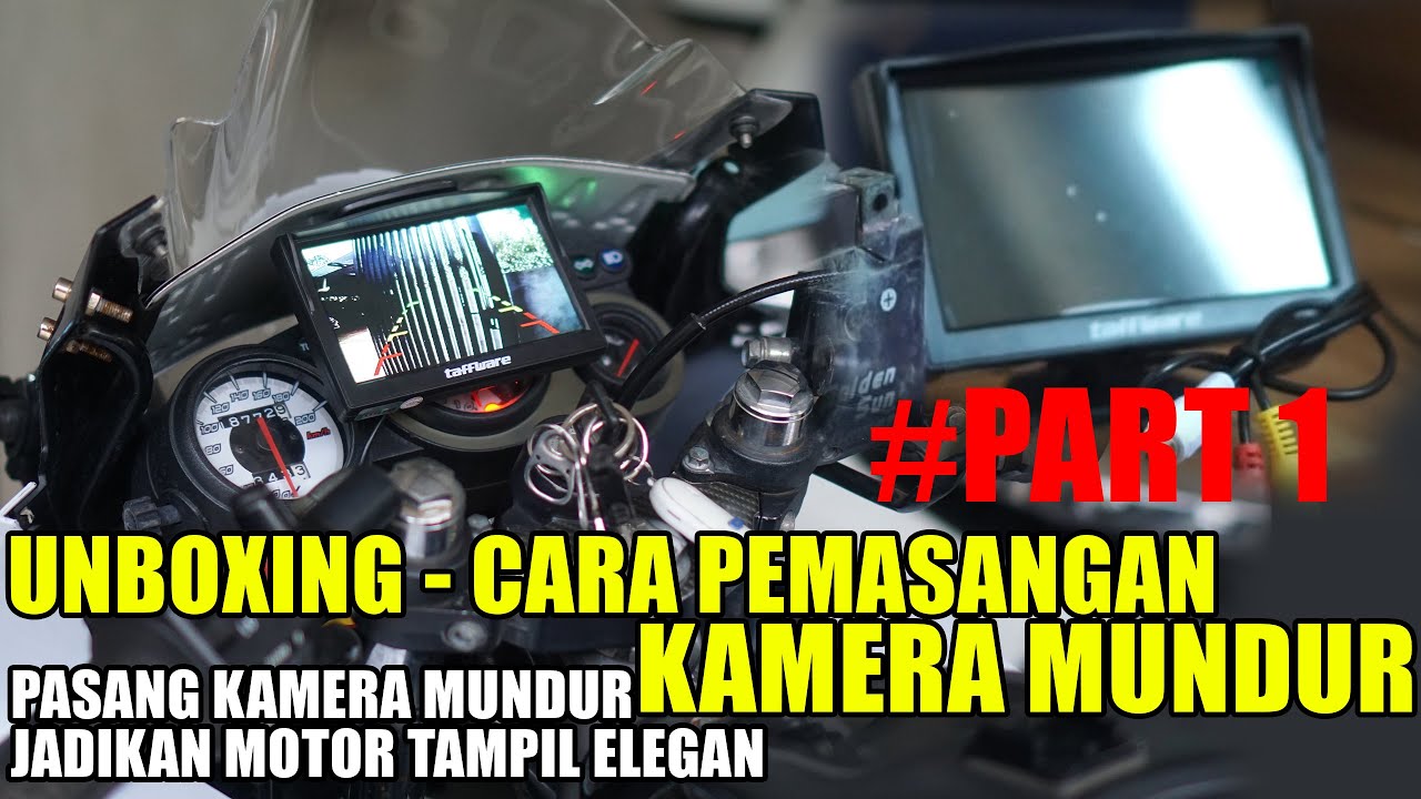 WowWW KEREN.‼️PEMASANGAN KAMERA MUNDUR DIMOTOR  - UNBOXING KAMERA MUNDUR UNTUK MOBIL #PART1