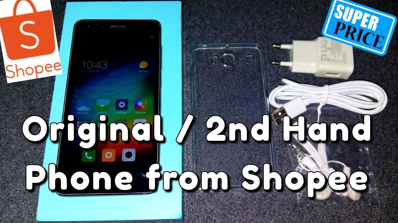 Unboxing Original 2nd Hand Phone from Shopee / Murang Android Phone sa Shopee