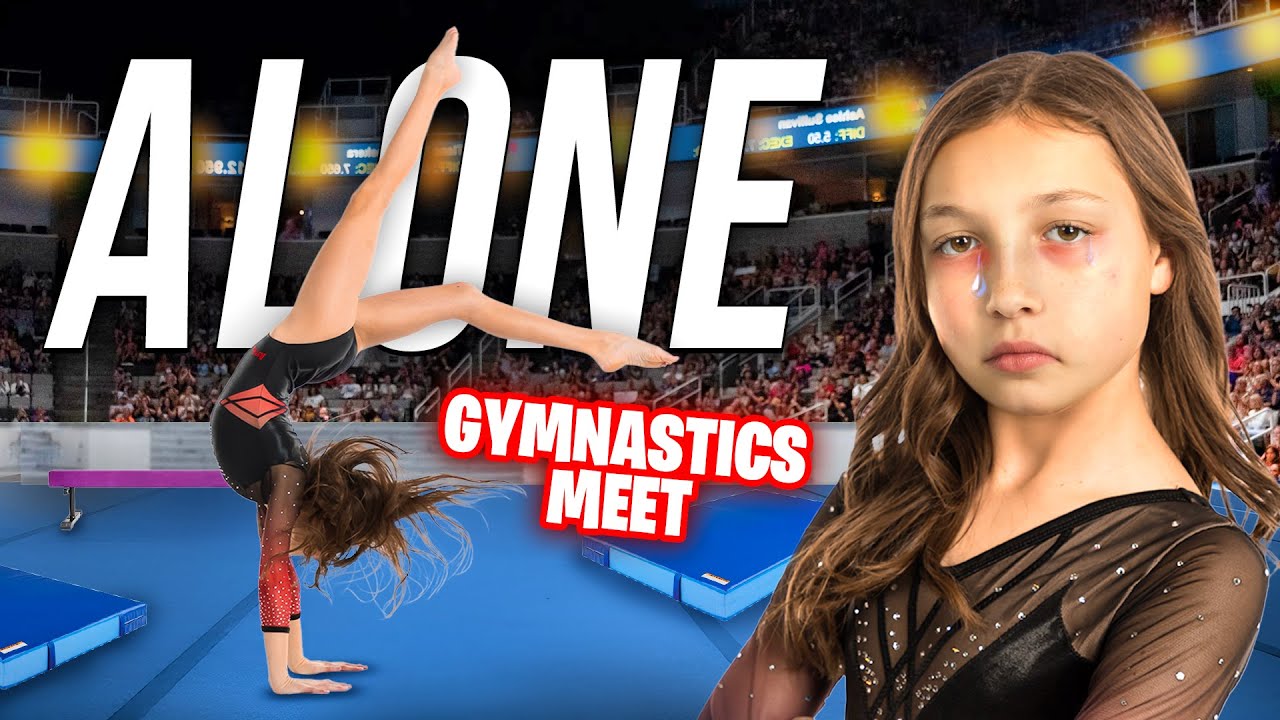 My DAUGHTER'S 1st GYMNASTICS Meet ALONE!