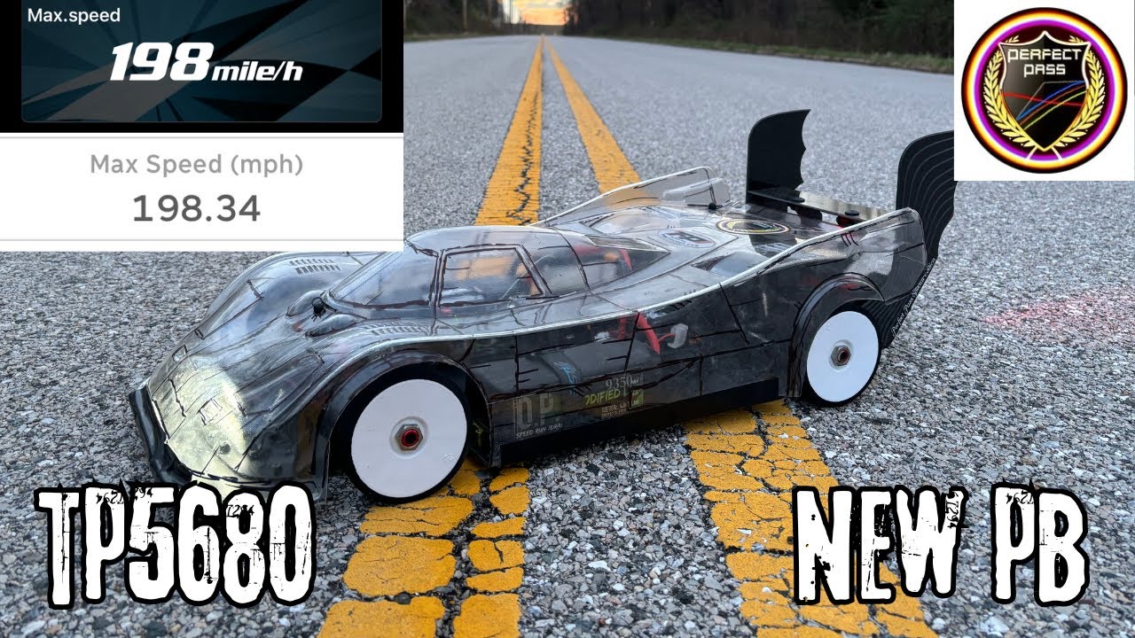 Arrma Limitless 198mph Tp5680 single motor 12s Mad Components ESC