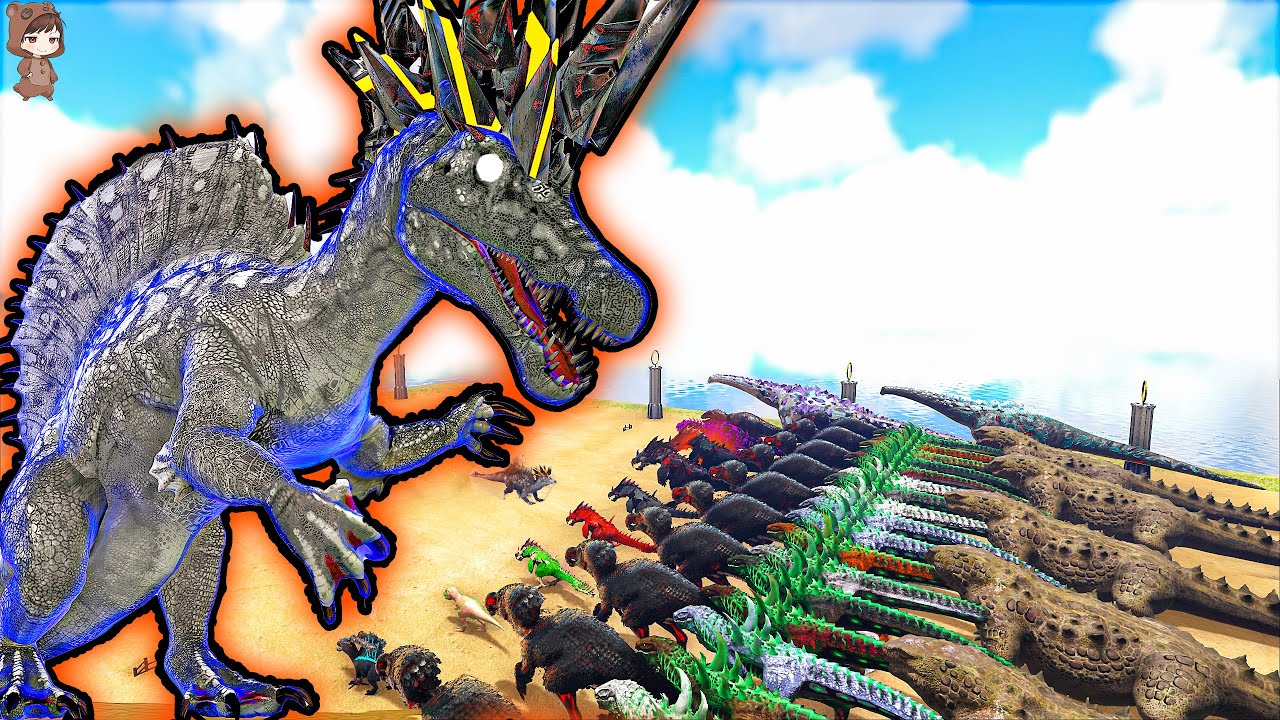 Supreme Spino VS Mod Dinosaurs | ARK Mod Battle Ep.344