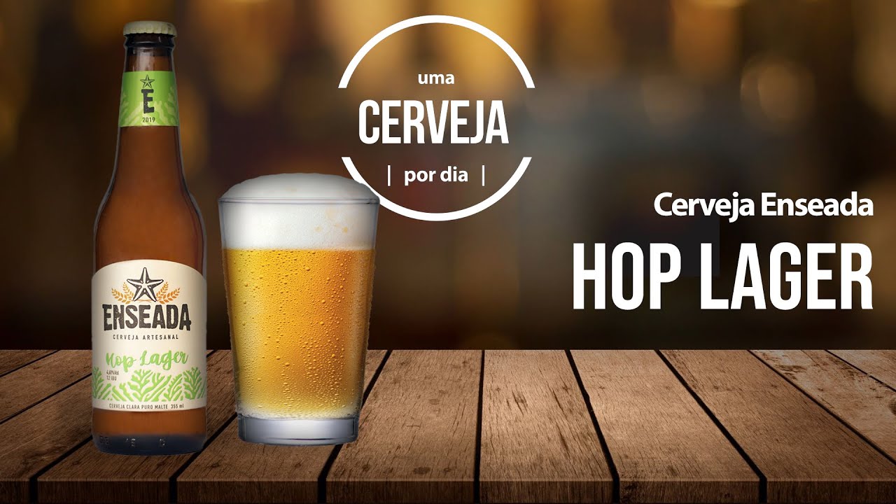 Hop Lager | Cerveja Enseada | Uma Cerveja Por Dia #0028