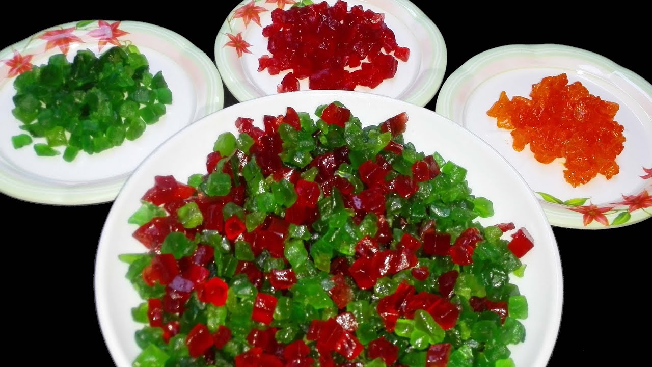 How to make TUTTI FRUTTI at home || Candied fruit | DIY Papaya Tutti Frutti