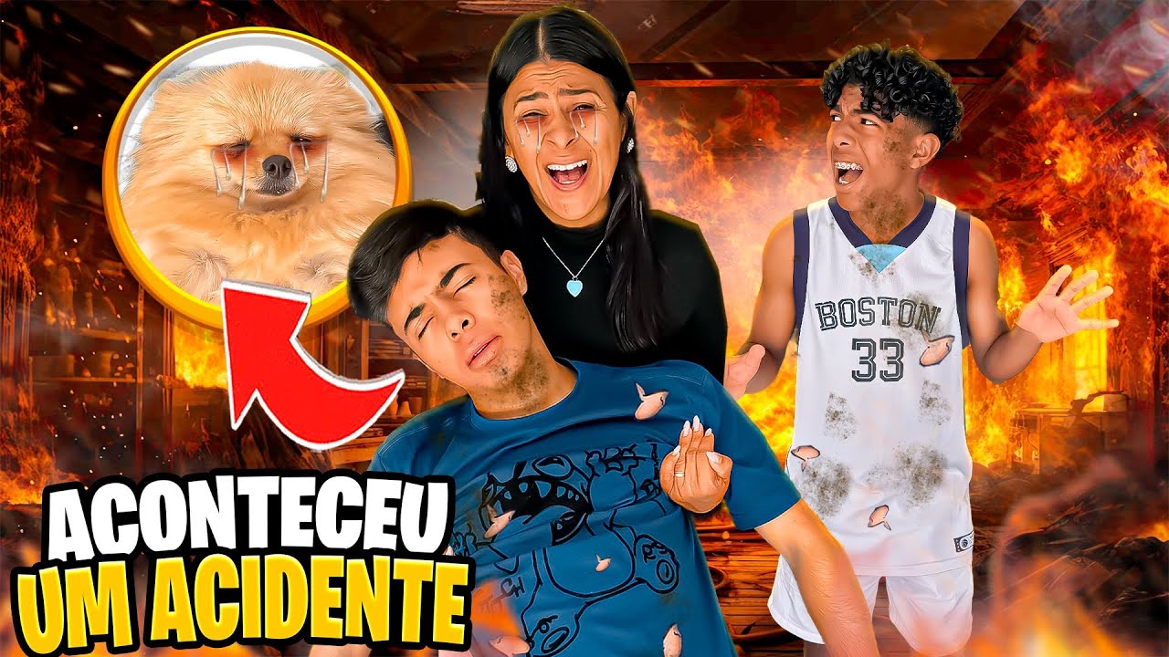 ACIDENTE NA MINHA CASA E ISSO ACONTECEU…😨 *tudo pegou fogo?