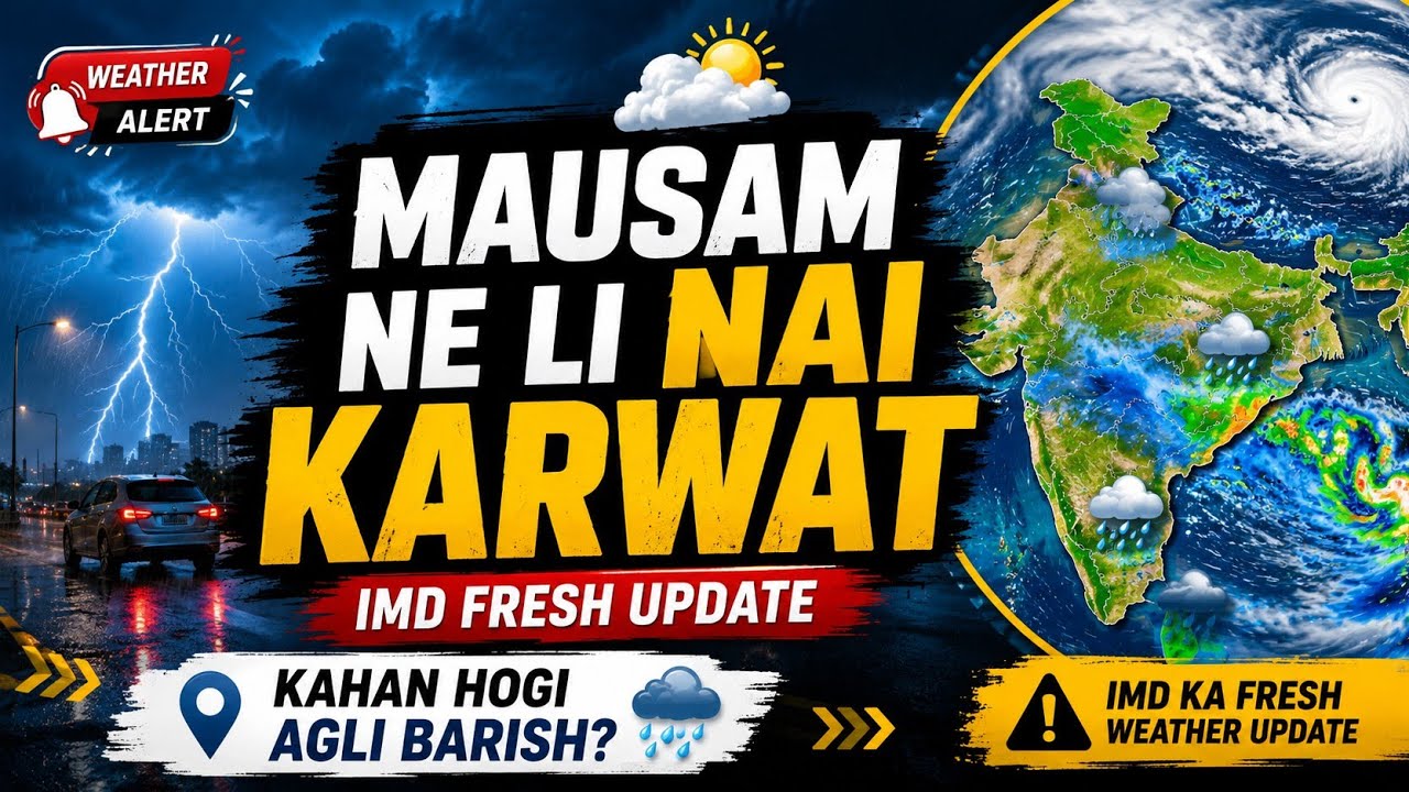 🌦️ Weather Takes a New Turn 🚨 | Fresh IMD Weather Update | Where Will It Rain Next?