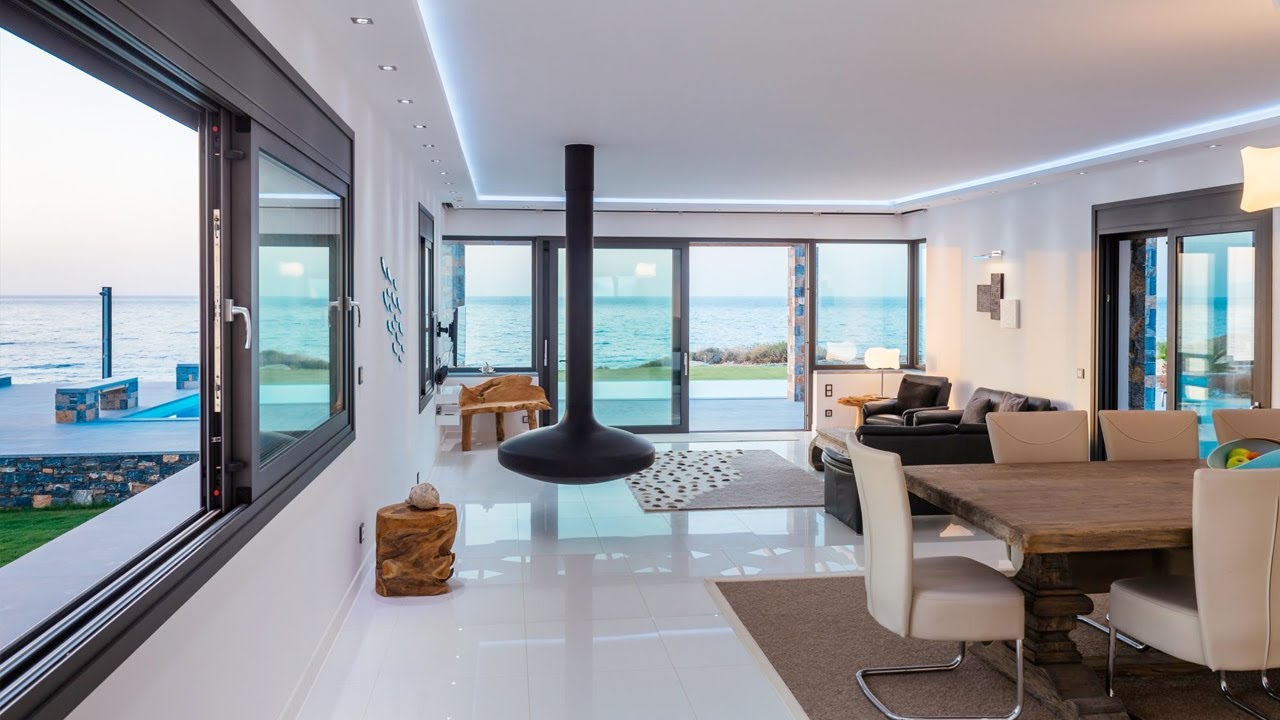room tour | Modernen Luxus-Villa in Mochlos Kreta Walkthrough Video | Kaste Immobilien