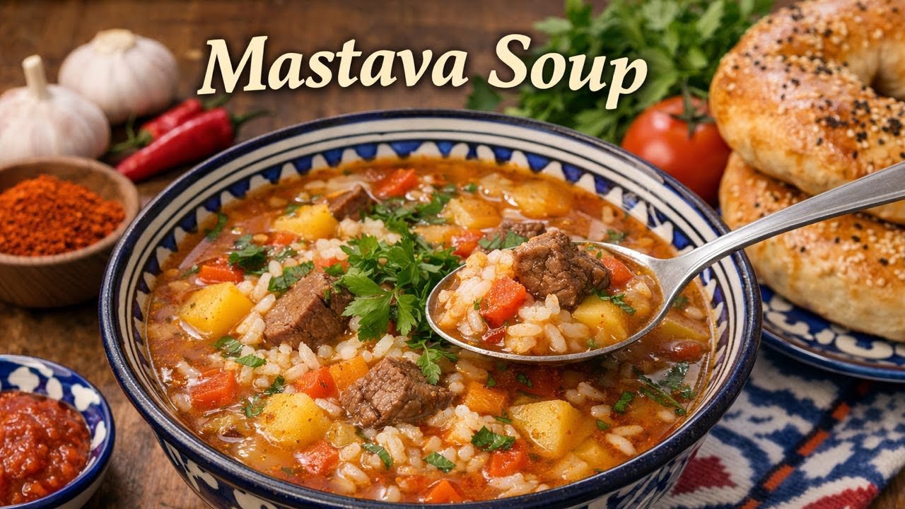Traditional Uzbek Mastava Soup | Easy Homemade Mastava Recipe