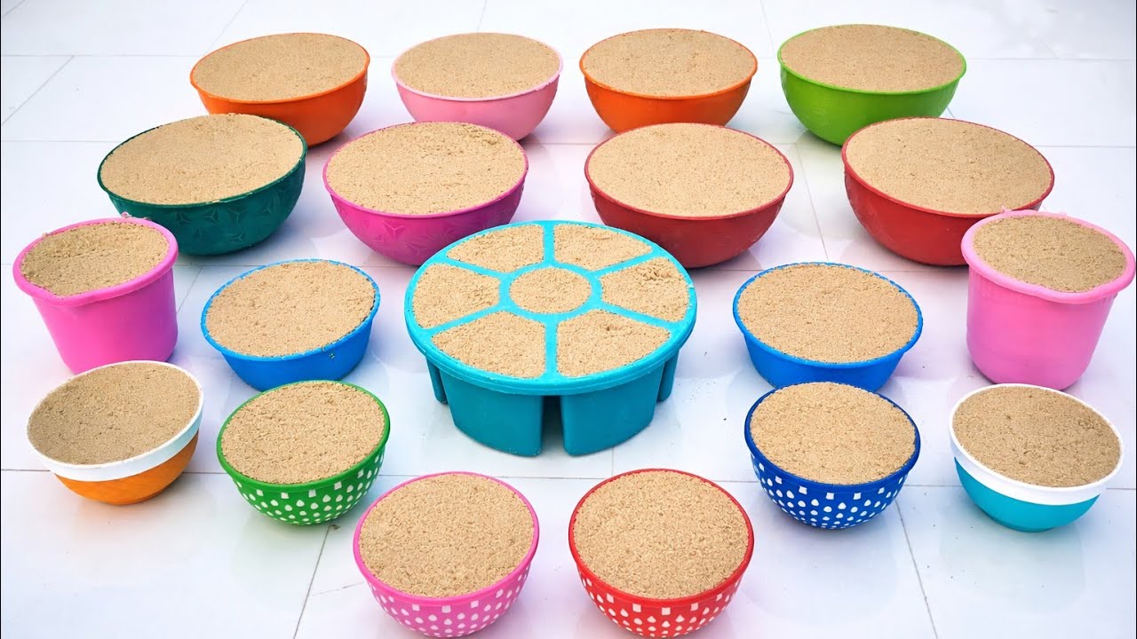 Satisfying ASMR Video DIY Amazing Multiple Glass Sand Cake Designs with relaxing sand cake video 