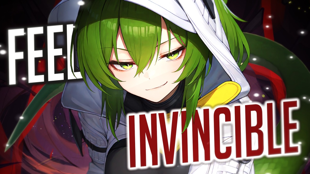 Nightcore - Feel Invincible (But it hits hard) (Lyrics)
