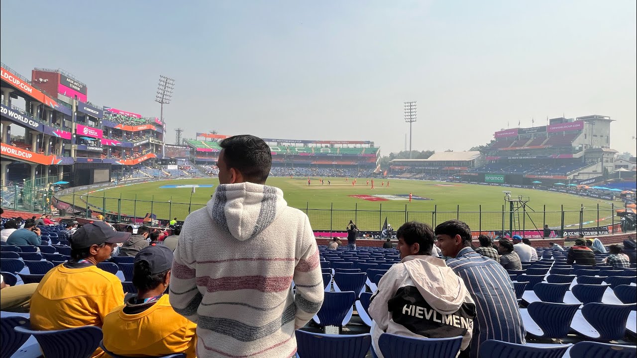 First Time Ever Watching ICC Men’s T20 Match Live in Stadium! || Delhi Arun Jaitley Stadium Vibes! 