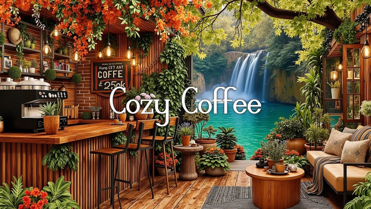 Cozy Coffee Shop Jazz Ambience | Расслабляющее плавное пианино для фокуса и учебы ~ Длинный микс