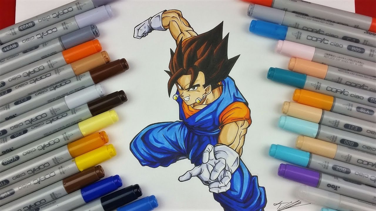 Drawing VEGITO Base Form | TolgArt
