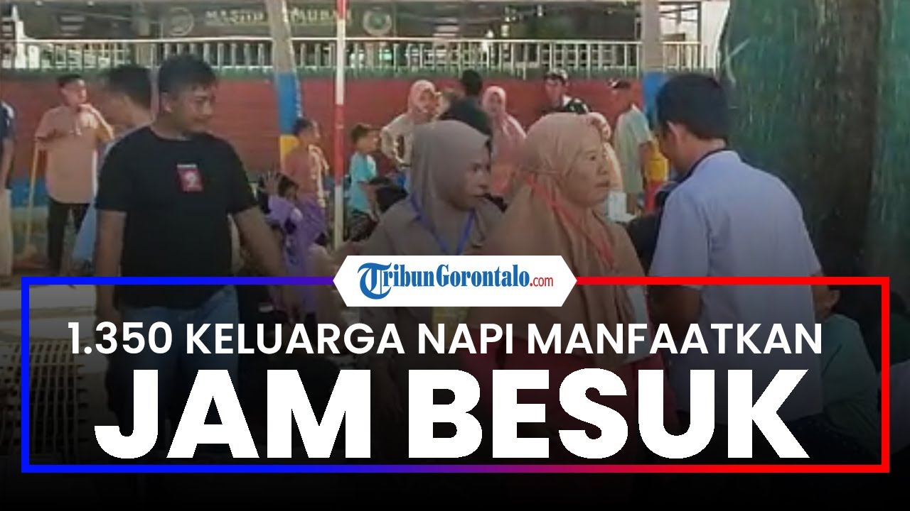 Keluarga Napi Manfaatkan Jam Besuk di Lapas Gorontalo saat Momen Lebaran Idul Fitri 1444 H