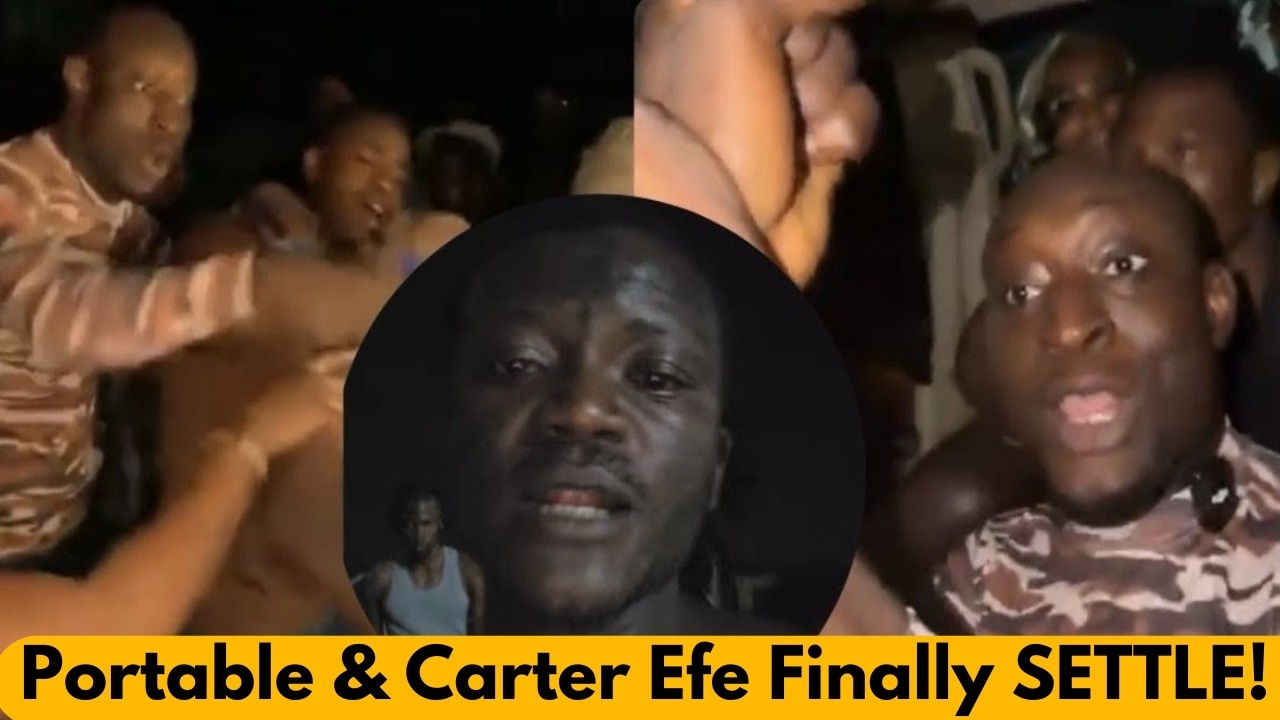 The moment Portable and Carter Efe ended their beef.