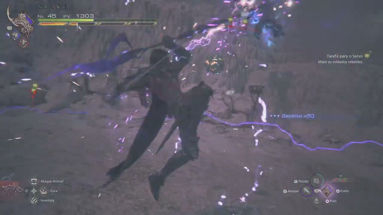 Freestyling - Using Blind Justice Mid Combo / Juggle  - FINAL FANTASY XVI