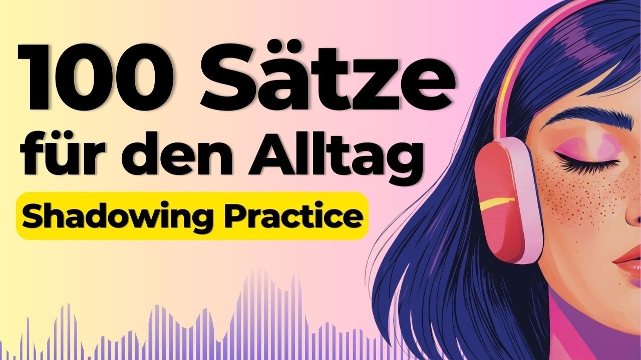 Speak German with 100 Basic Sentences | Shadowing German Speaking Practice