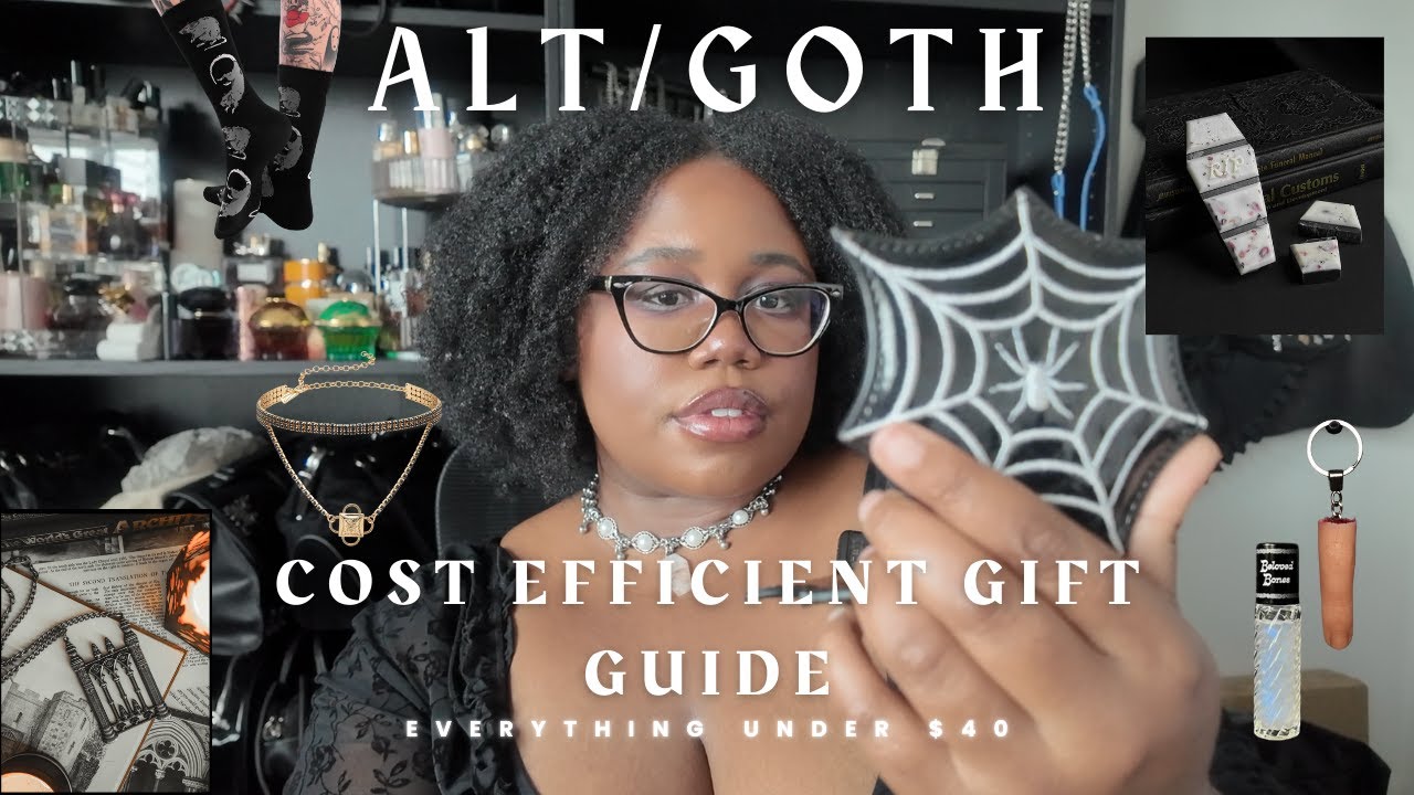 Гид по праздничным подаркам в стиле альт/готика 🎄🖤🦇🎁: Всё дешевле 40 долларов!!