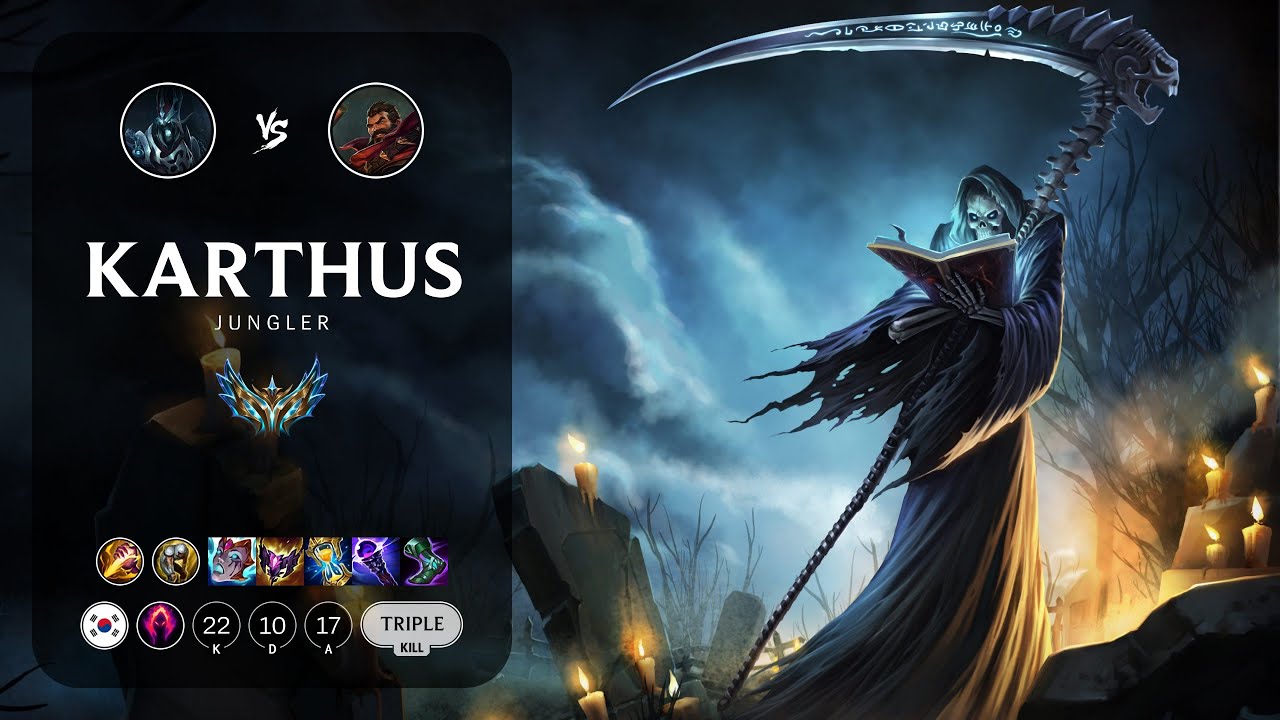 Karthus Jungle vs Graves - KR Challenger Patch 13.19
