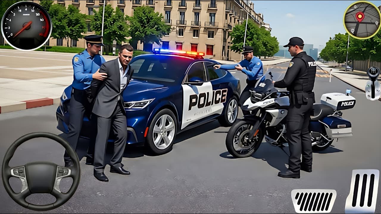 Police Car Chase Simulator 3D Games - Real Cop Cars Police Driving Simulator 2025 - Android Gameplay