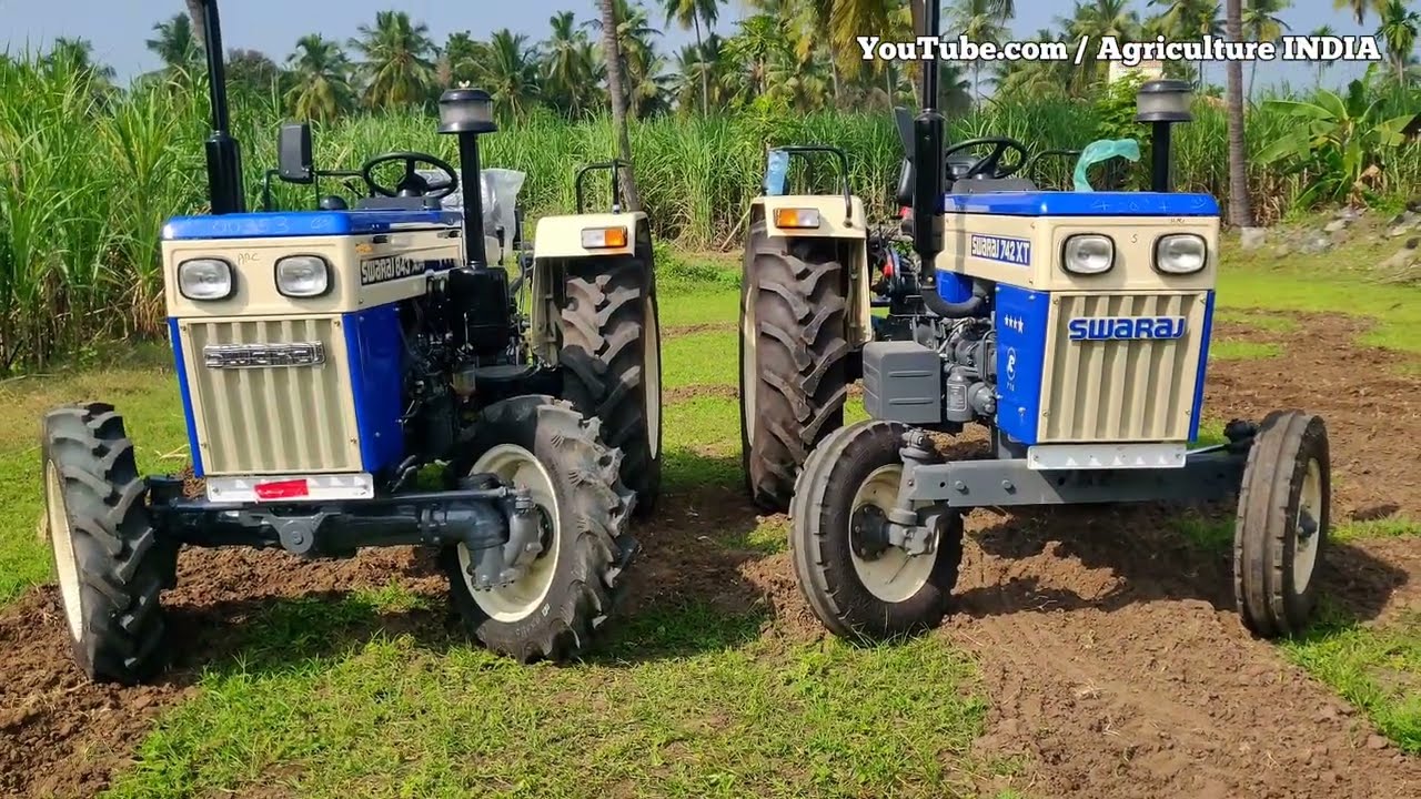 Swaraj 742 XT vs Swaraj 843 XM | Tractor comparison | 2wd vs 4wd comparison