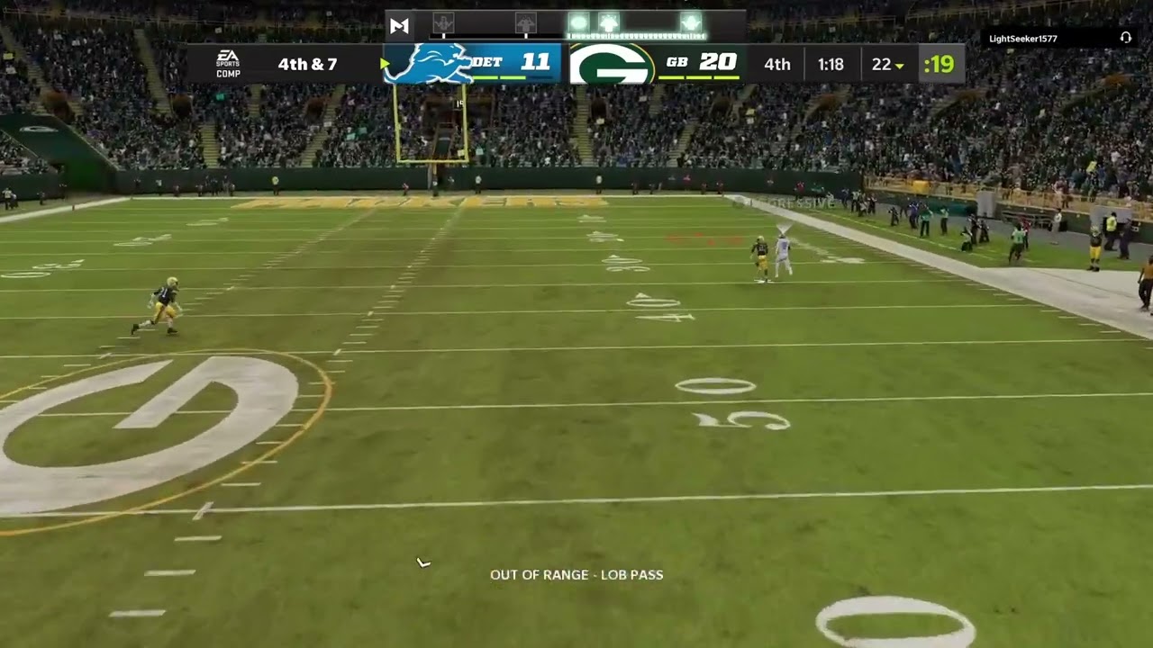 Jared goff crazy pass - Madden 22