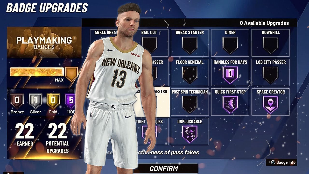 best PLAYMAKING BADGE setup for PGs in NBA 2K20!