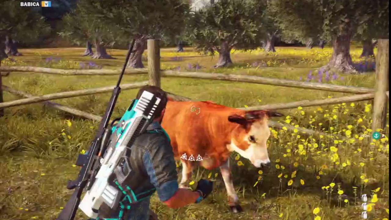 Just Cause Rocket Cow