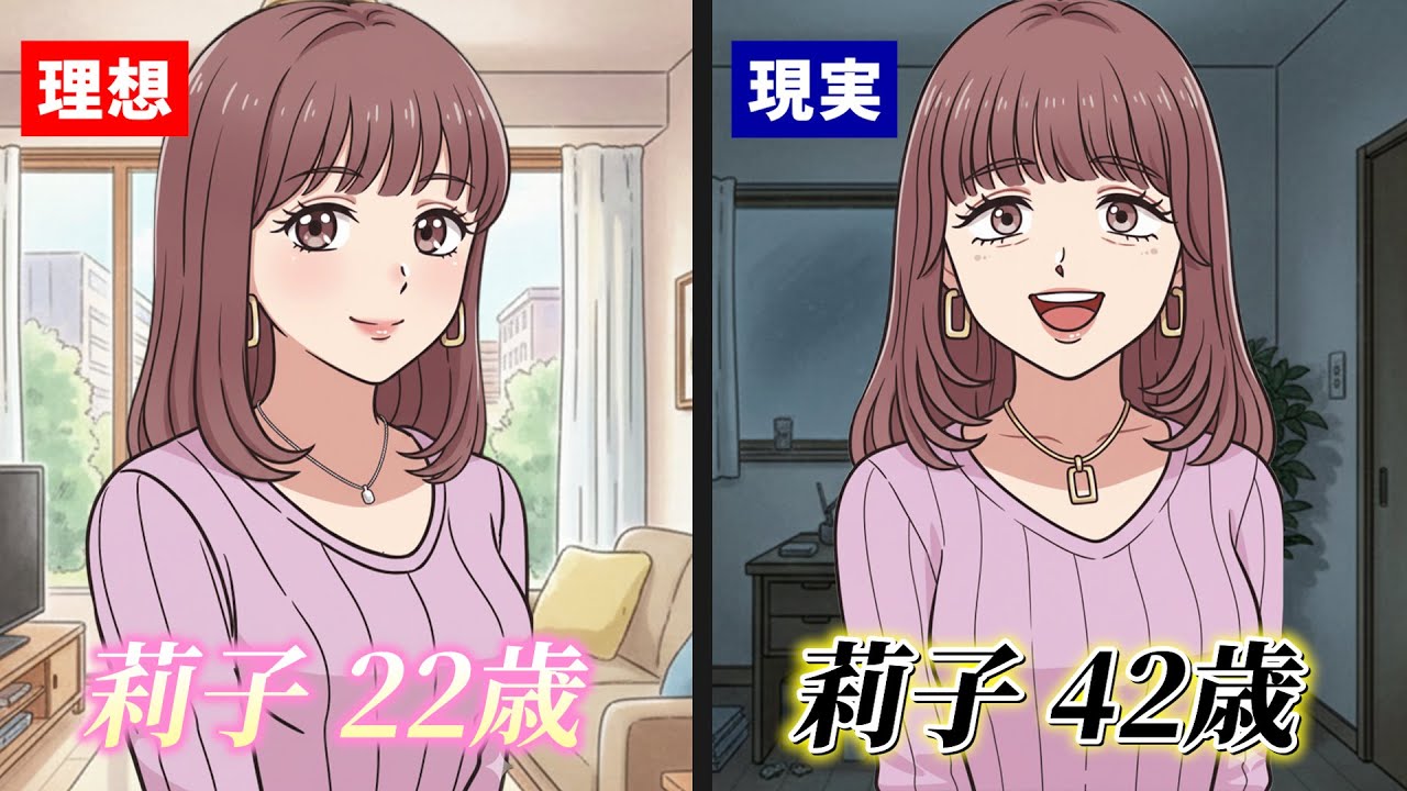 【アニメ】22歳の美人とマッチしたと思って待ち合わせ場所に行ったら42歳無職おばさんだった…【後編】