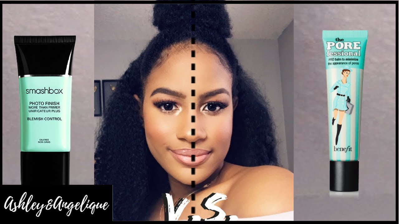WHICH IS THE BETTER PRIMER? | SMASHBOX PHOTO FINISH vs BENEFIT POREFESSIONAL