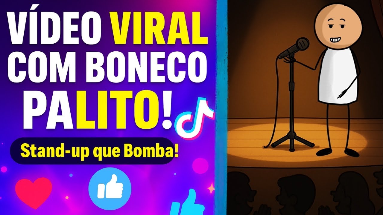 Como Fazer Vídeos de Boneco Palito que Viralizam!