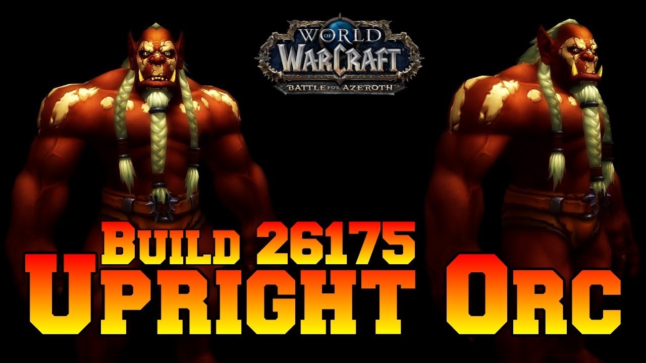 Upright Orc Male Model | World of Warcraft Battle for Azeroth Alpha - Build 26175