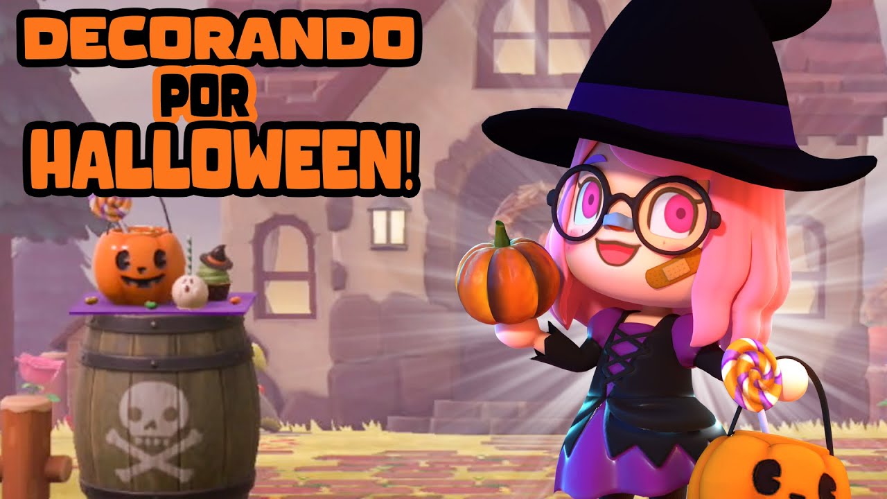 🏝️DECORANDO POR HALLOWEEN! 🎃 - ANIMAL CROSSING NEW HORIZONS - # 54