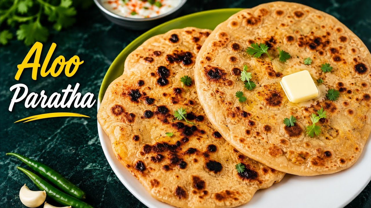Aloo Paratha Recipe | Ghar Par Banane Ka Aasan Tarika | Dhaba Style Stuffed Paratha