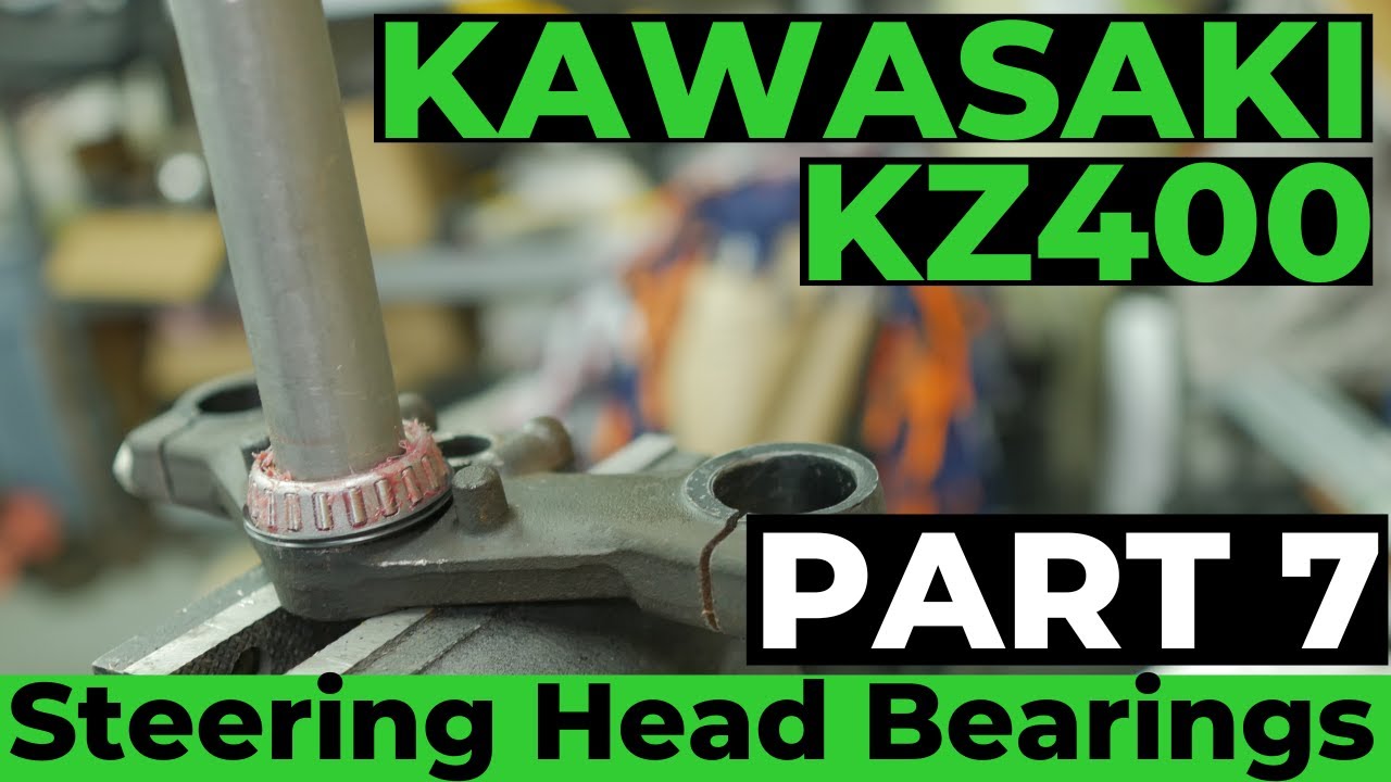 Проект Kawasaki KZ400, часть 7 — Подшипники рулевой колонки