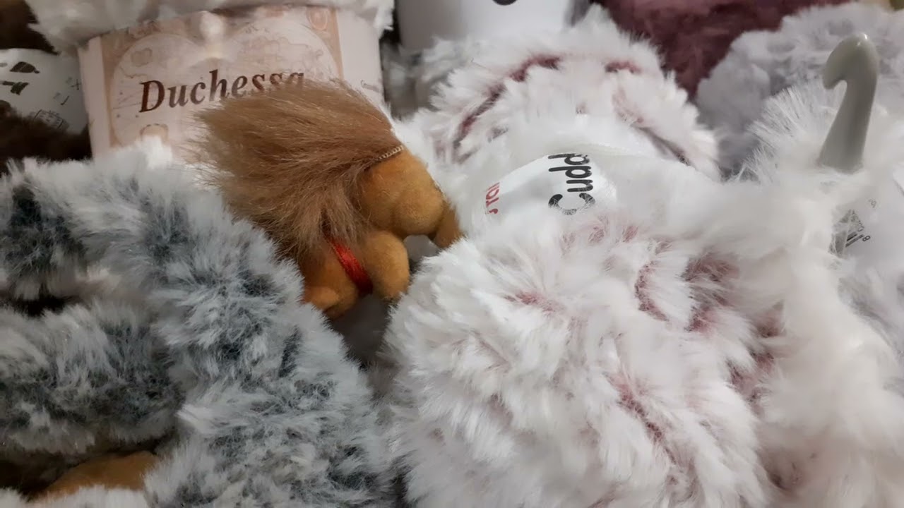 Fettuccia pelliccia lana filato peluche pelosetto per borsa pochette grigia