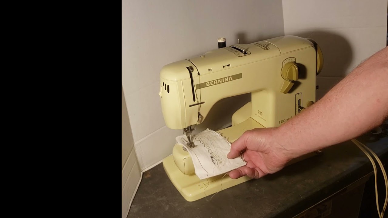 Bernina 730 Record- final test and how-to