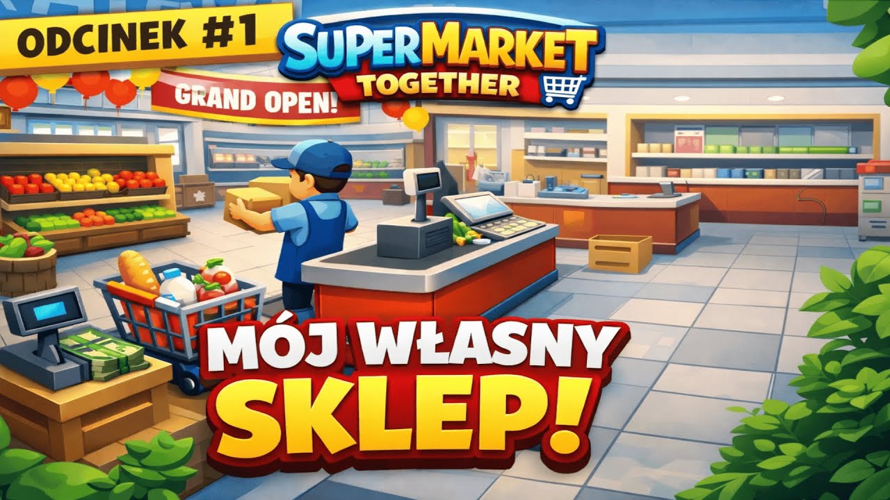 MÓJ WŁASNY SKLEP! | Supermarket Together #1