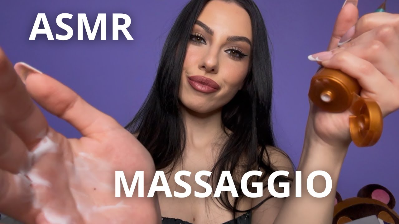 ASMR - Massaggio alle Spalle, Braccia e Mani Realistico con Crema