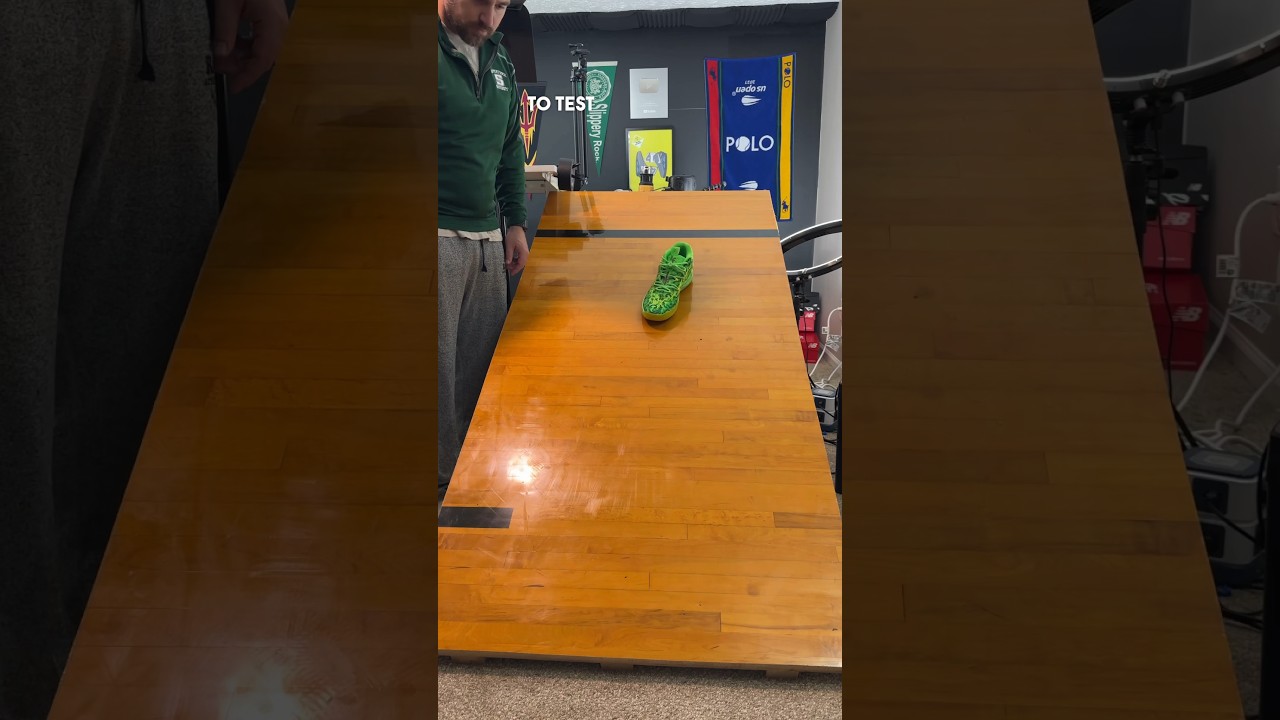Basketball Shoe Grip Test