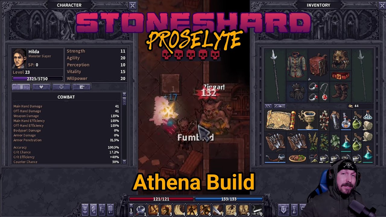Budowa wł&oacute;czni (znana r&oacute;wnież jako Atena) kontra loch Proselyte T5 &ndash; Stoneshard &ndash; aktualizacja 0....
