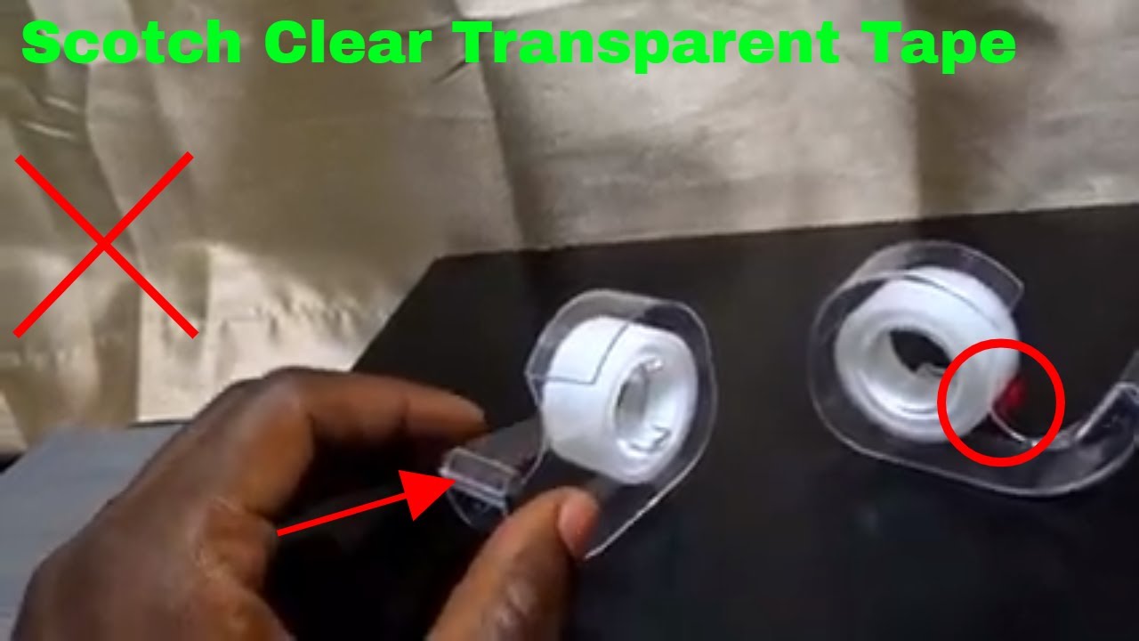 ✅  How To Use Scotch Clear Transparent Tape Review