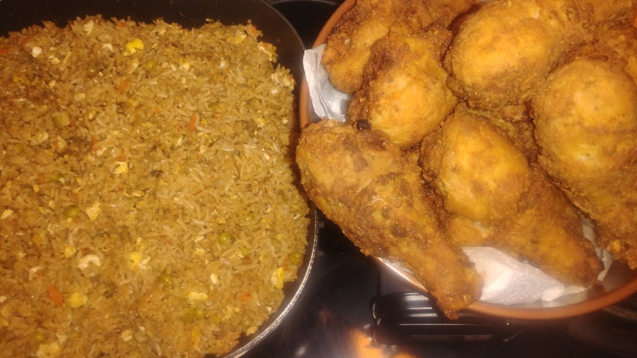 Fried Chicken & Vegetable Fried Rice 