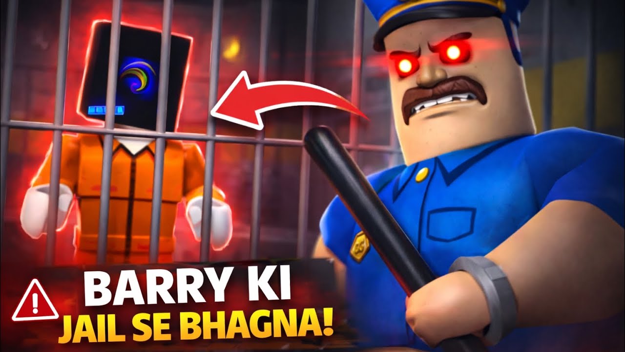 Barry’s Prison Run Obby Roblox | Can I Escape the Jailer? (Full Escape)