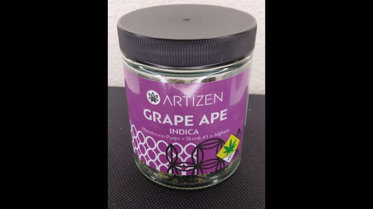 The Swanky Stoner - Grape Ape by Artizen Strain Review